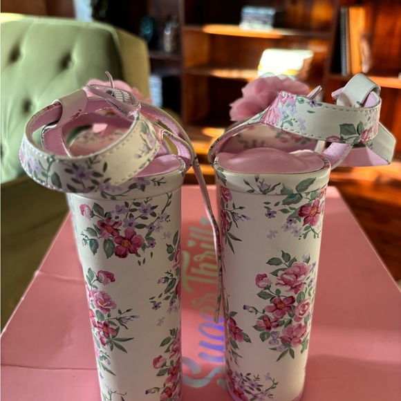 BRAND NEW - Sugar Thrillz Ultra High Floral Heels - Picture 8 of 8